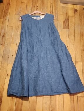 Max Mara Trapeze Denim Dress
